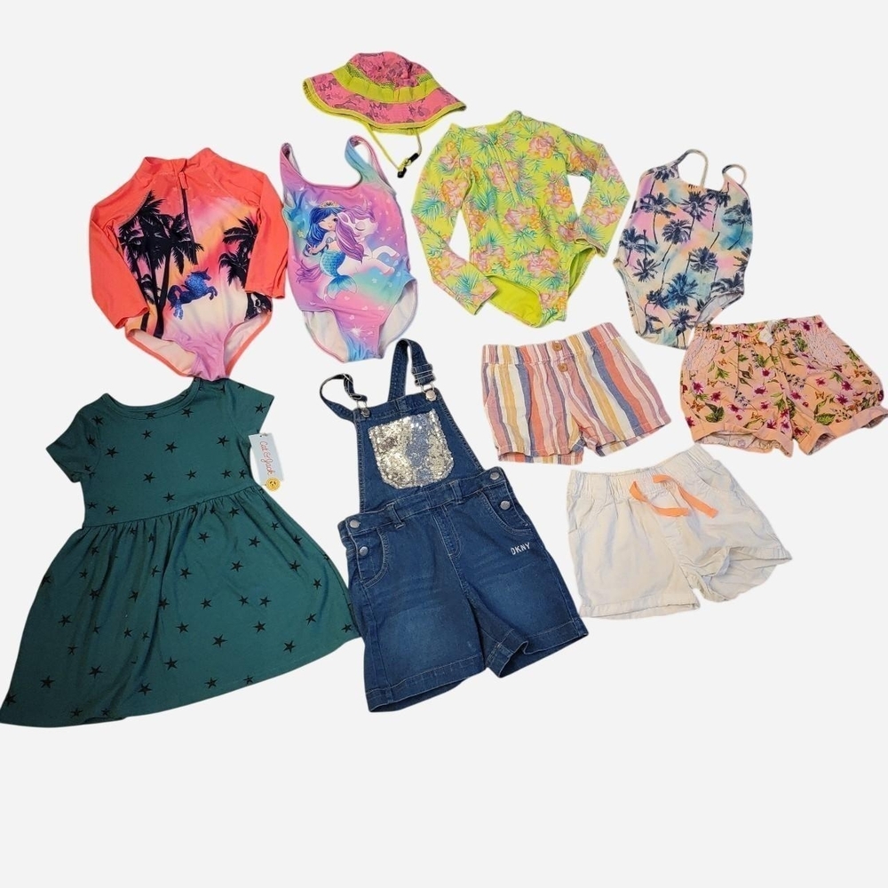 DKNY / nike / puma / carters girl clothing bundle Size 4/5/6 GIRL - Picture 2 of 10